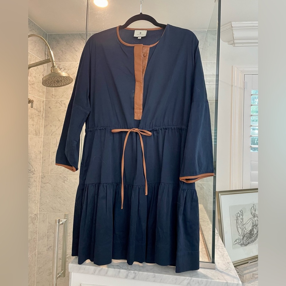 Tuckernuck leather trimmed Lucy dress